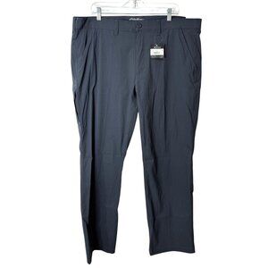 Eddie Bauer Horizon Guide Chino Pant Mens Storm Gray Size 42x32 NEW